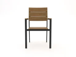 Bellagio Fidenza 160cm dining tuinset 5-delig stapelbaar