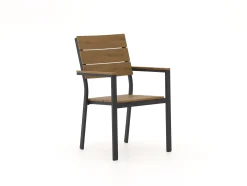 Bellagio Fidenza 160cm dining tuinset 5-delig stapelbaar