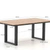 Bellagio Fidenza lounge/dining tuintafel 160x90x62cm