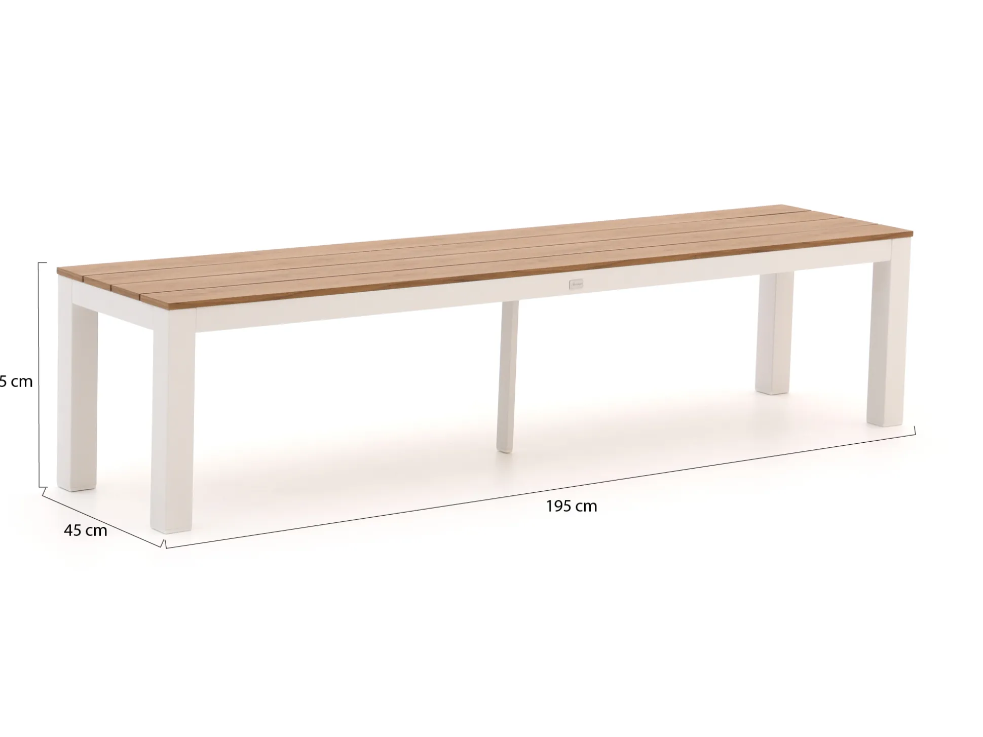 Bellagio Fidenza picknickbank 195x45x45cm