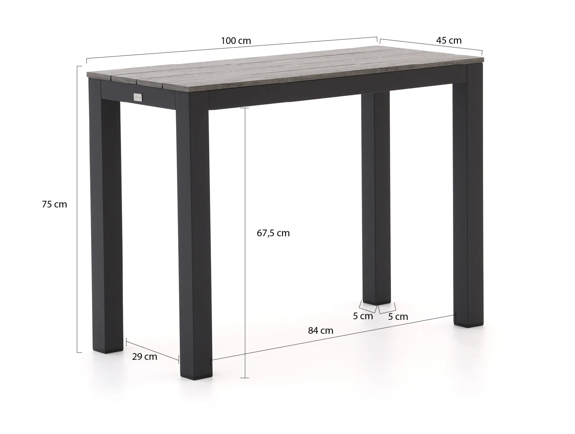 Bellagio Fidenza sidetable 100x45x75cm