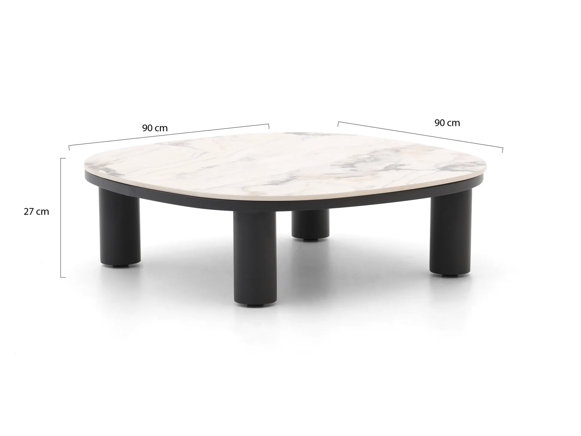 Bellagio Gorizia lounge tuintafel 90x90x27cm