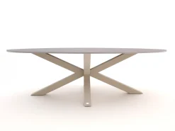 Bellagio Induno Ellips dining tuintafel 200x110cm