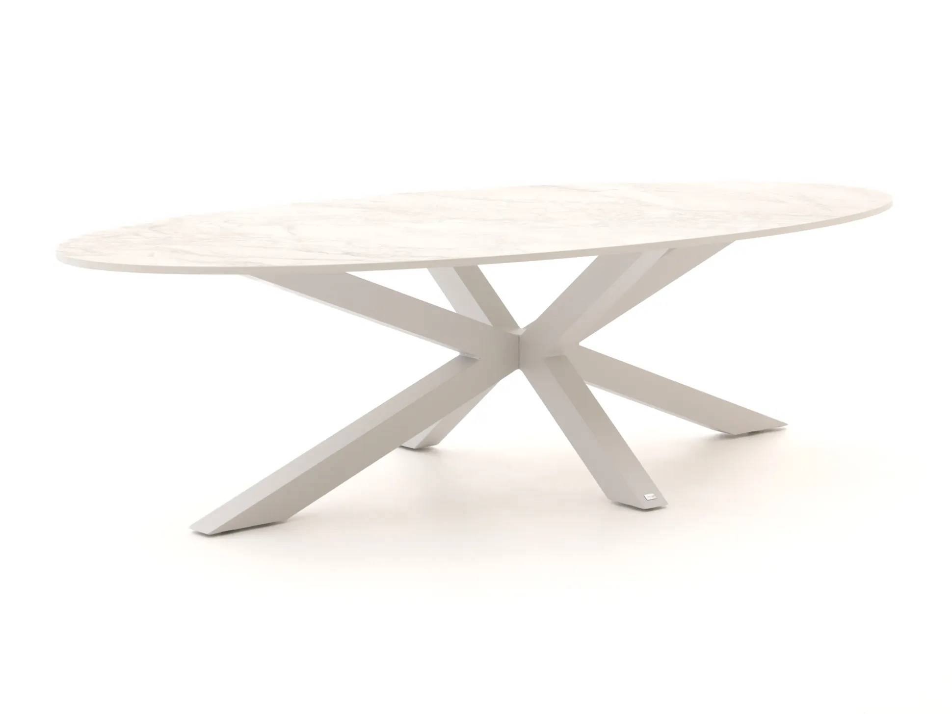 Bellagio Induno Ellips dining tuintafel 280x130cm