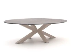 Bellagio Induno Ellips low dining tuintafel 240x120cm