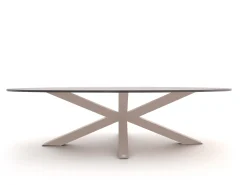 Bellagio Induno Ellips low dining tuintafel 240x120cm