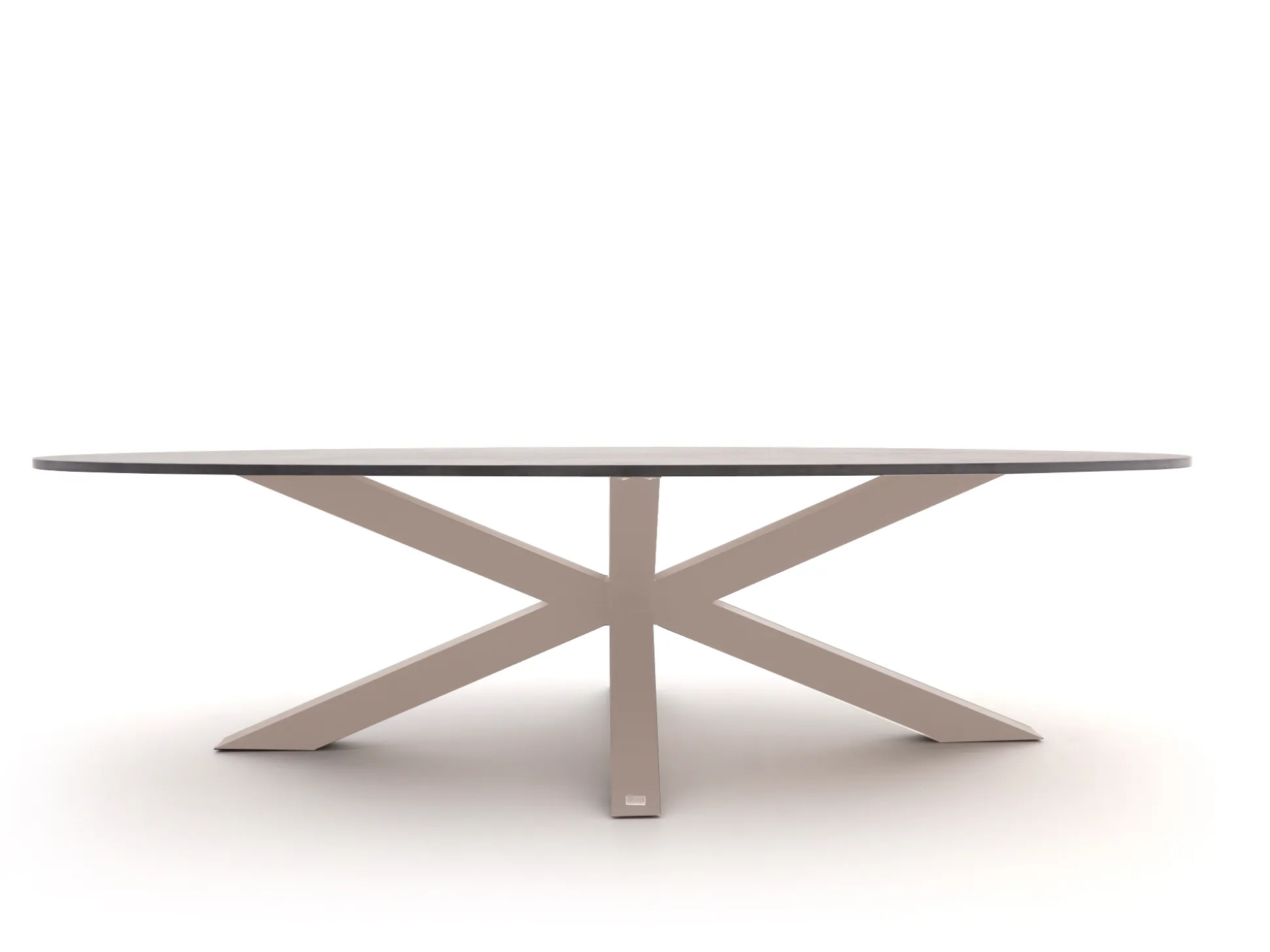 Bellagio Induno Ellips low dining tuintafel 240x120cm