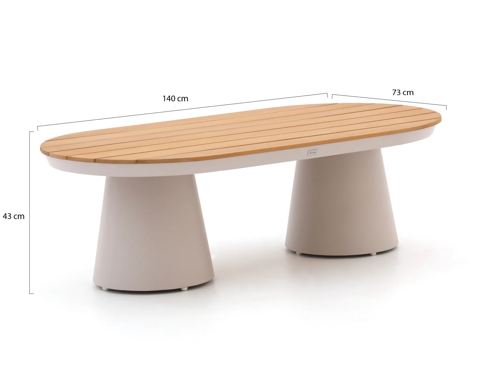 Bellagio Ledrotta lounge tuintafel 140x73x43cm
