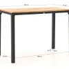 Bellagio Linosa bartafel 150x75x105cm