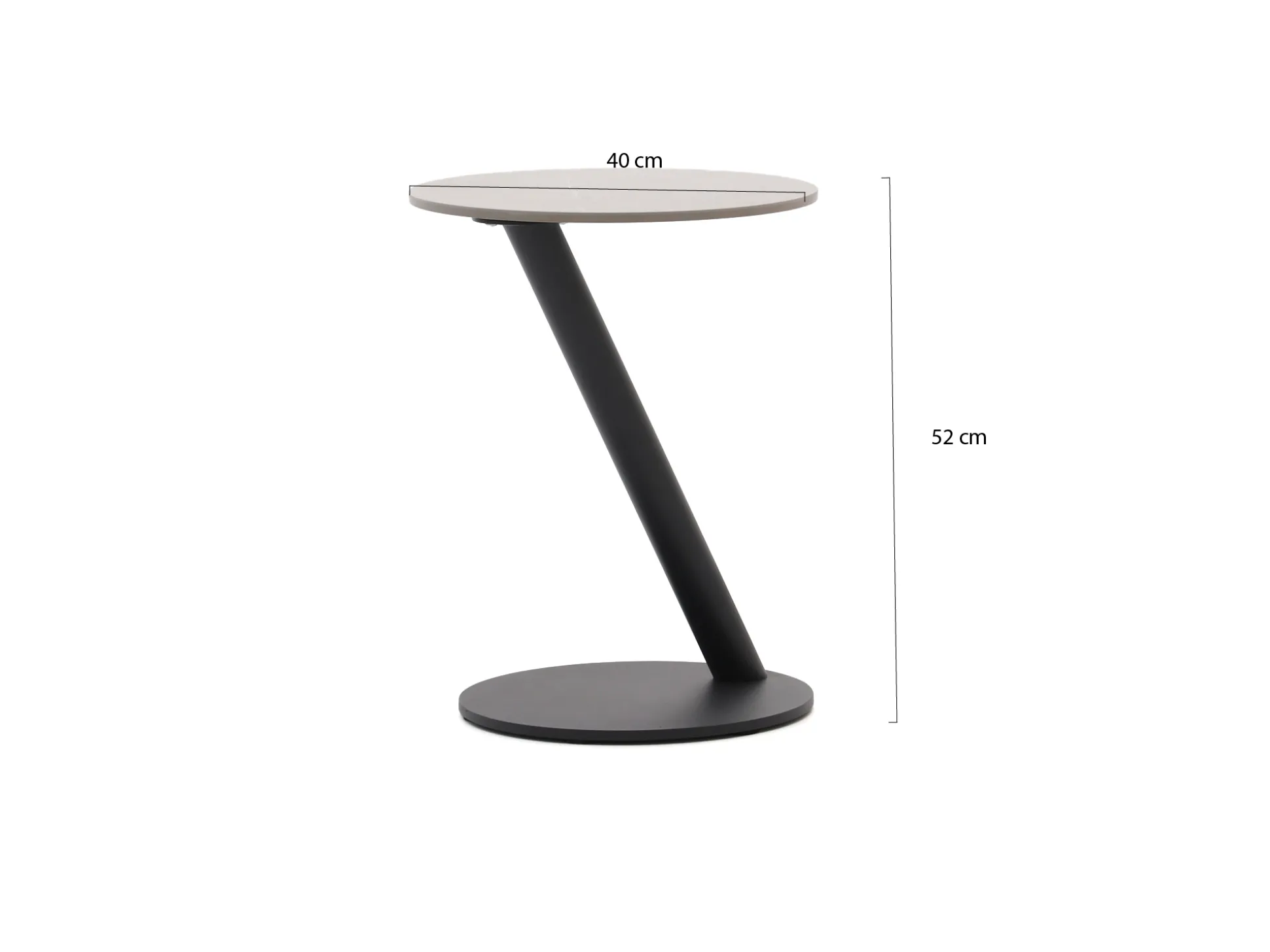 Bellagio Loiano bijzet tuintafel ø40cm (h:52cm)