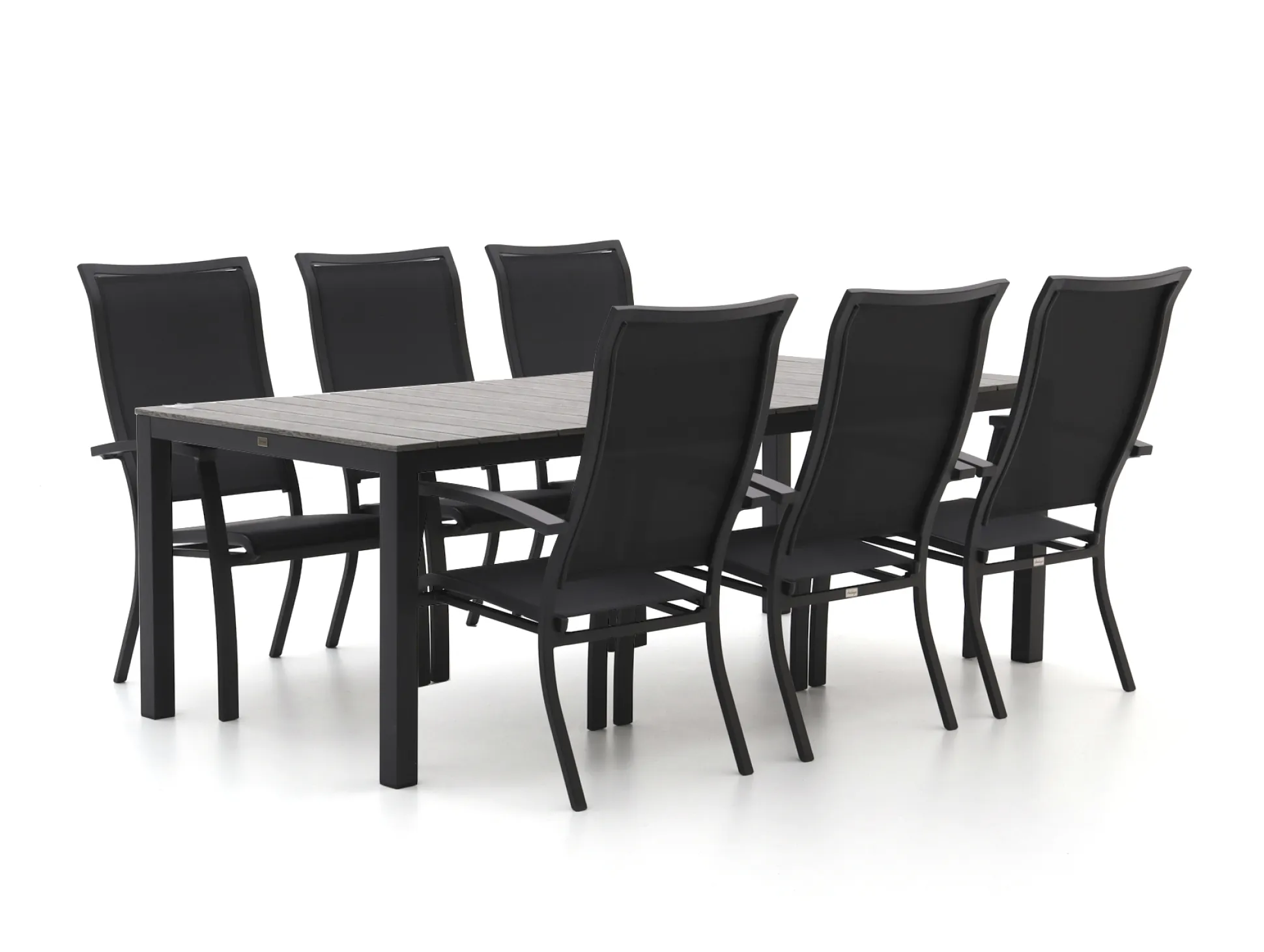 Bellagio Lugo/Fidenza 220cm dining tuinset 7-delig stapelbaar