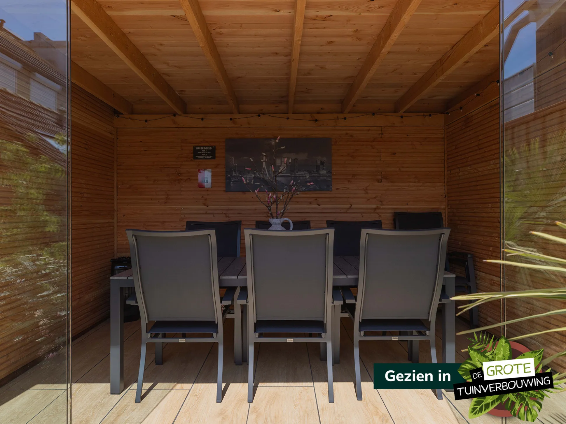 Bellagio Lugo/Fidenza 220cm dining tuinset 7-delig stapelbaar