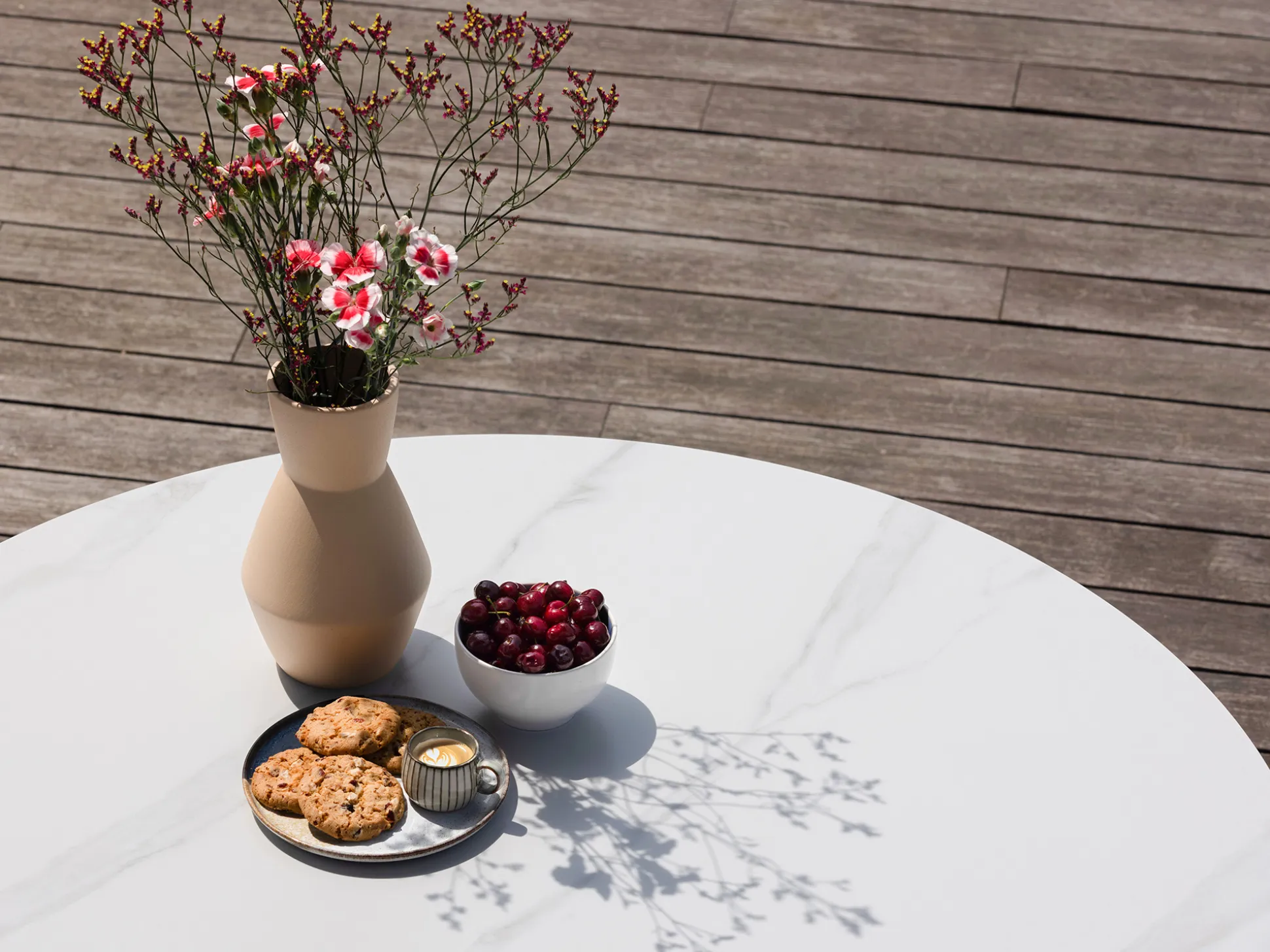 Bellagio Lugo/Lodola ø 150cm dining tuinset 6-delig verstelbaar