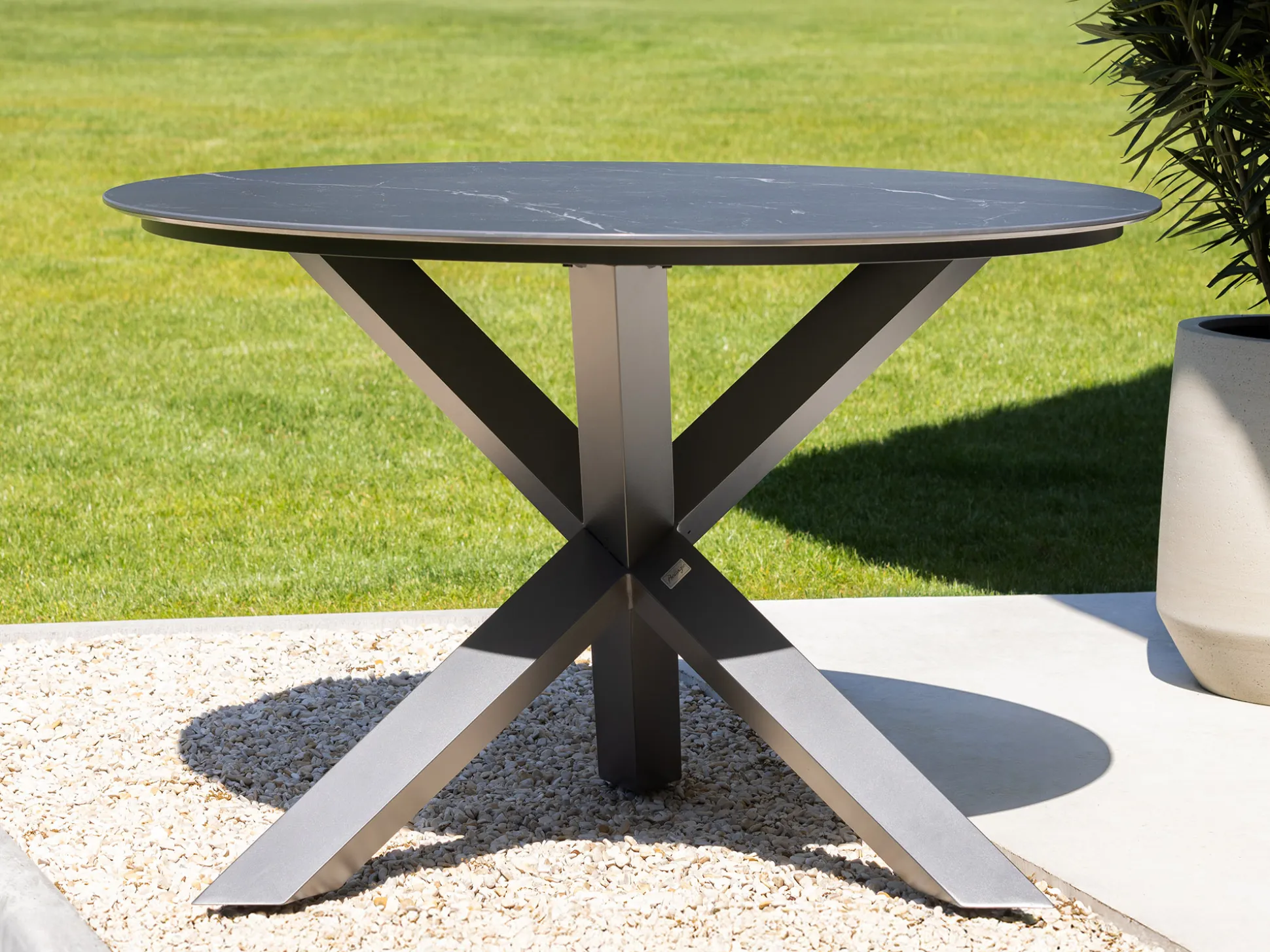 Bellagio Lugo/Lodola ø 150cm dining tuinset 6-delig stapelbaar
