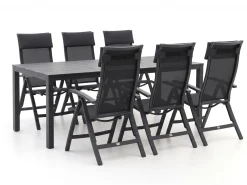 Bellagio Lugo/Menzano 220cm dining tuinset 7-delig