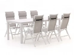 Bellagio Lugo/Menzano 220cm dining tuinset 7-delig verstelbaar