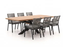 Bellagio Marudo/Induno Deens Ovaal 240cm dining tuinset 7-delig stapelbaar