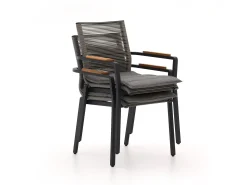 Bellagio Marudo/Lodola ø 130cm dining tuinset 5-delig stapelbaar