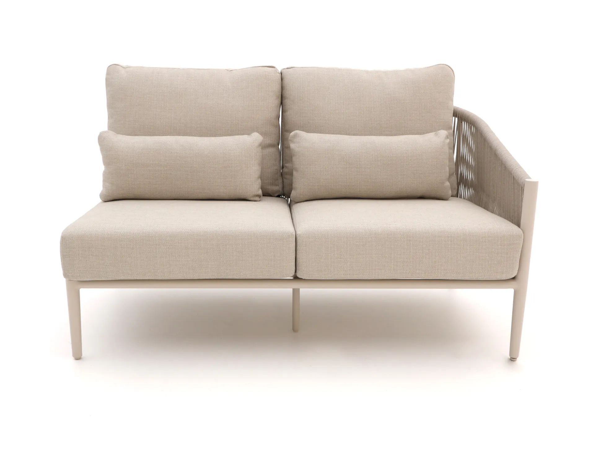 Bellagio Mineo/Cosidune hoek loungeset met vuurtafels 6-delig