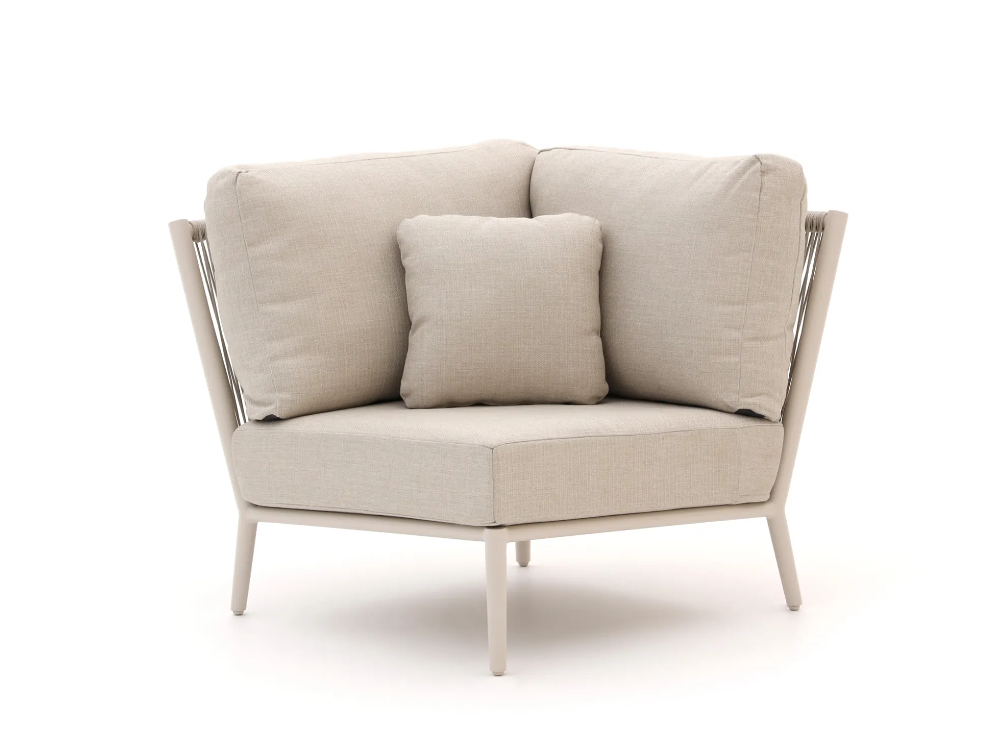 Bellagio Mineo/Cosiloft Novi hoek loungeset met vuurtafel 5-delig