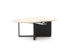Bellagio Mineo/Cosiloft Novi hoek loungeset met vuurtafel 5-delig