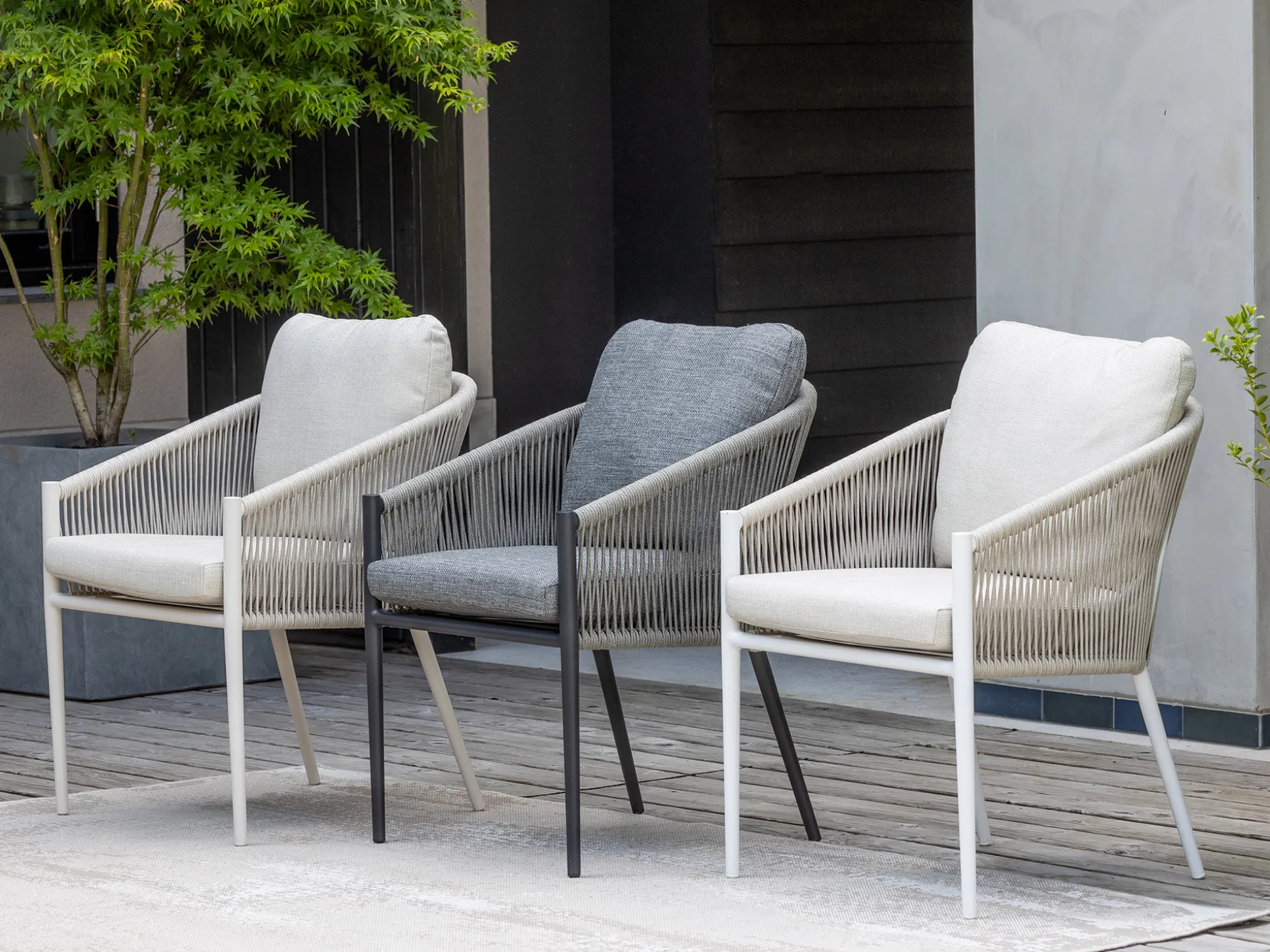 Bellagio Mineo/Induno Deens Ovaal 240cm dining tuinset 7-delig