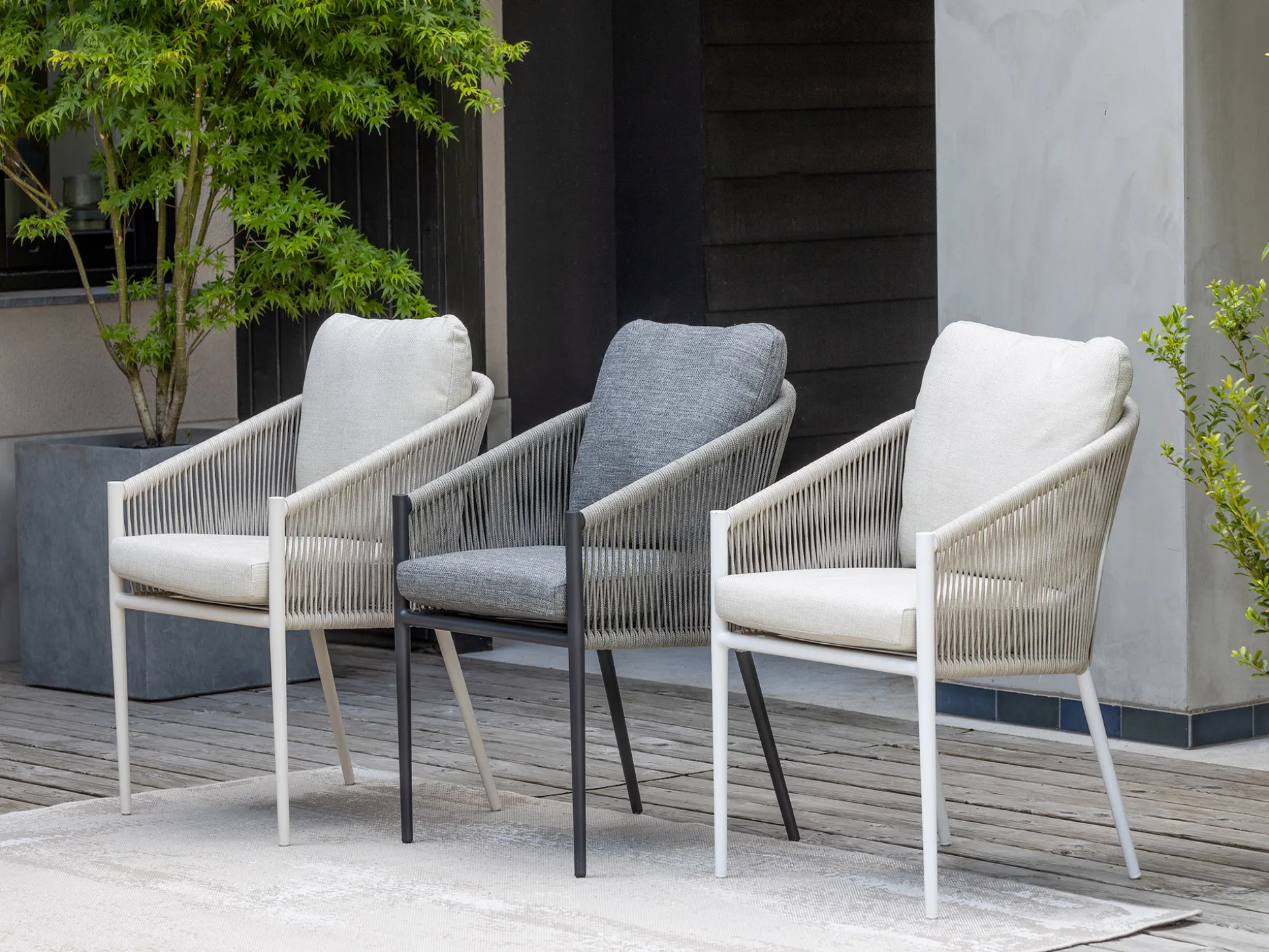Bellagio Mineo/La Fonte ø 150cm dining tuinset 6-delig