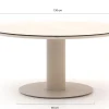 Bellagio Mineo/La Fonte ø 150cm dining tuinset 6-delig