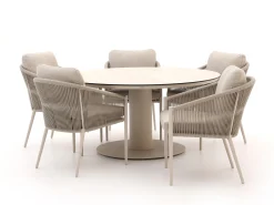 Bellagio Mineo/La Fonte ø 150cm dining tuinset 6-delig