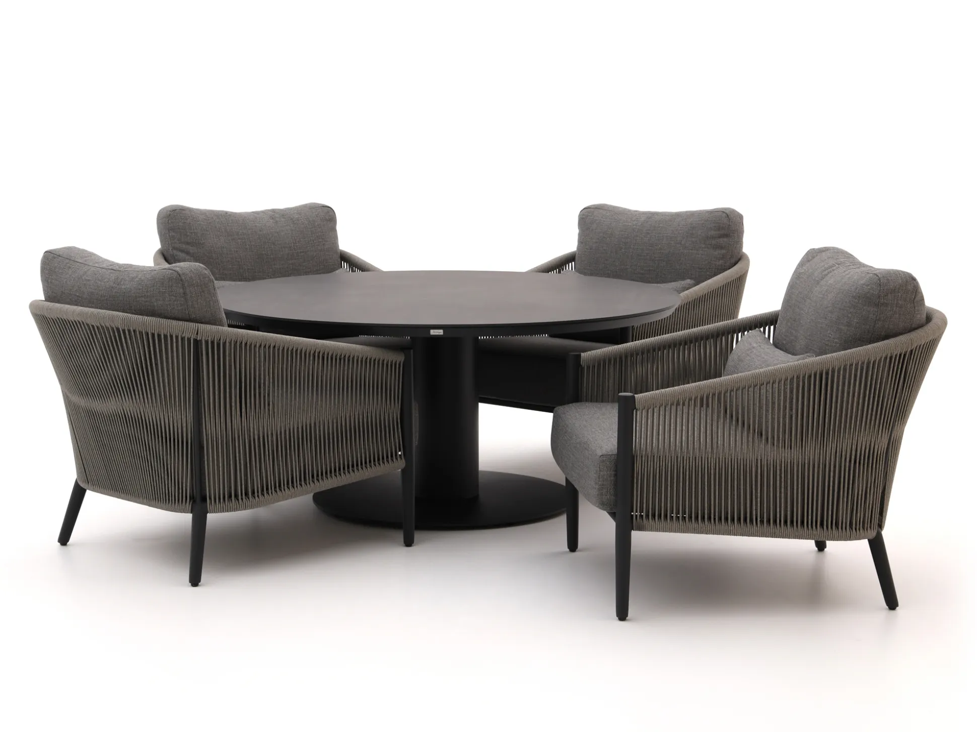 Bellagio Mineo/La Fonte ø150cm low dining tuinset 5-delig