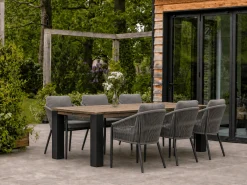 Bellagio Mineo/ROUGH-X 240cm dining tuinset 7-delig