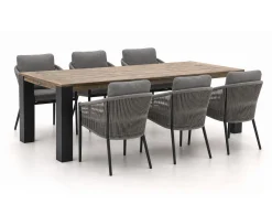 Bellagio Mineo/ROUGH-X 240cm dining tuinset 7-delig