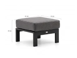 Bellagio Musone lounge voetenbank 61x62cm