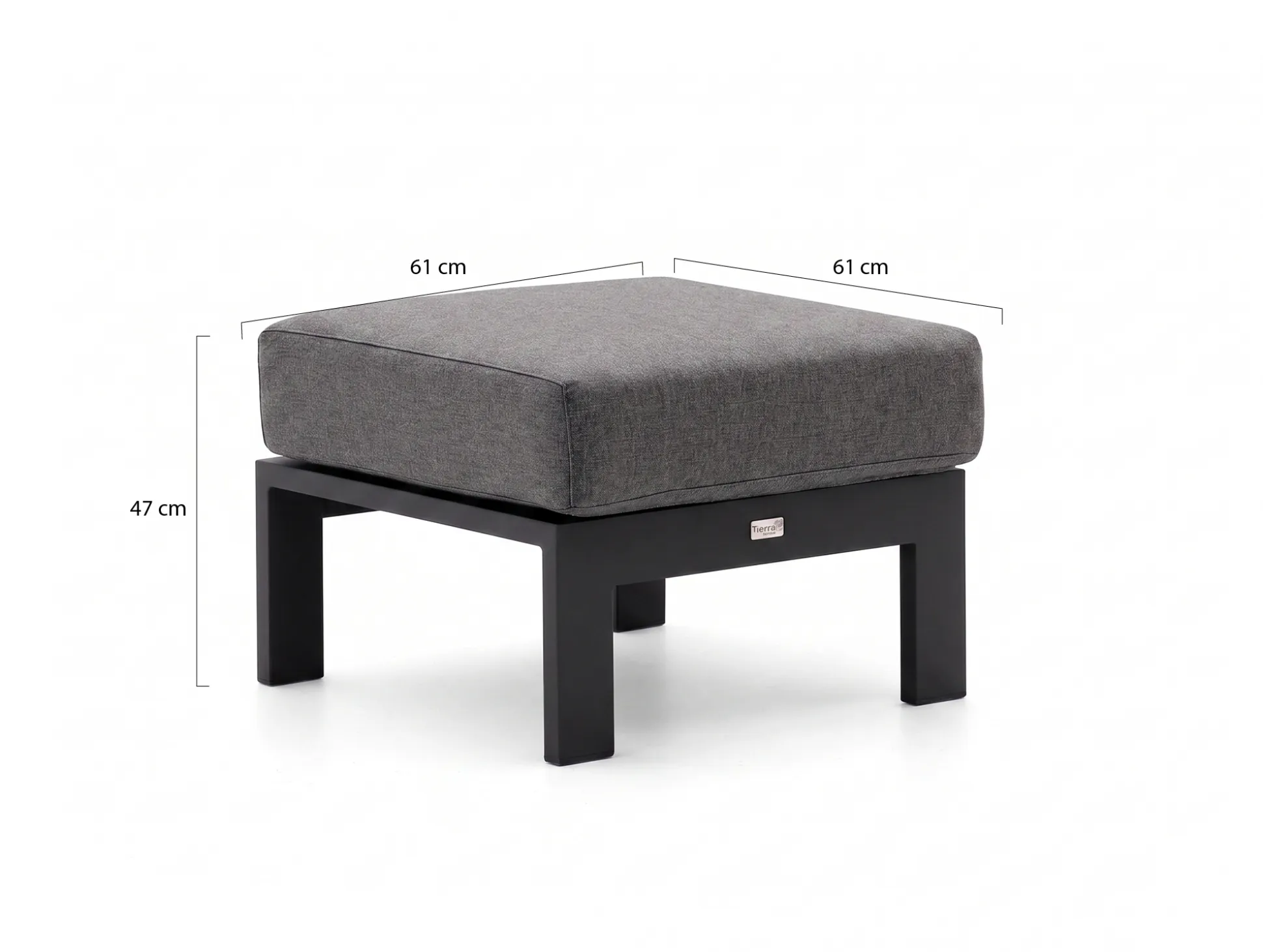 Bellagio Musone lounge voetenbank 61x62cm