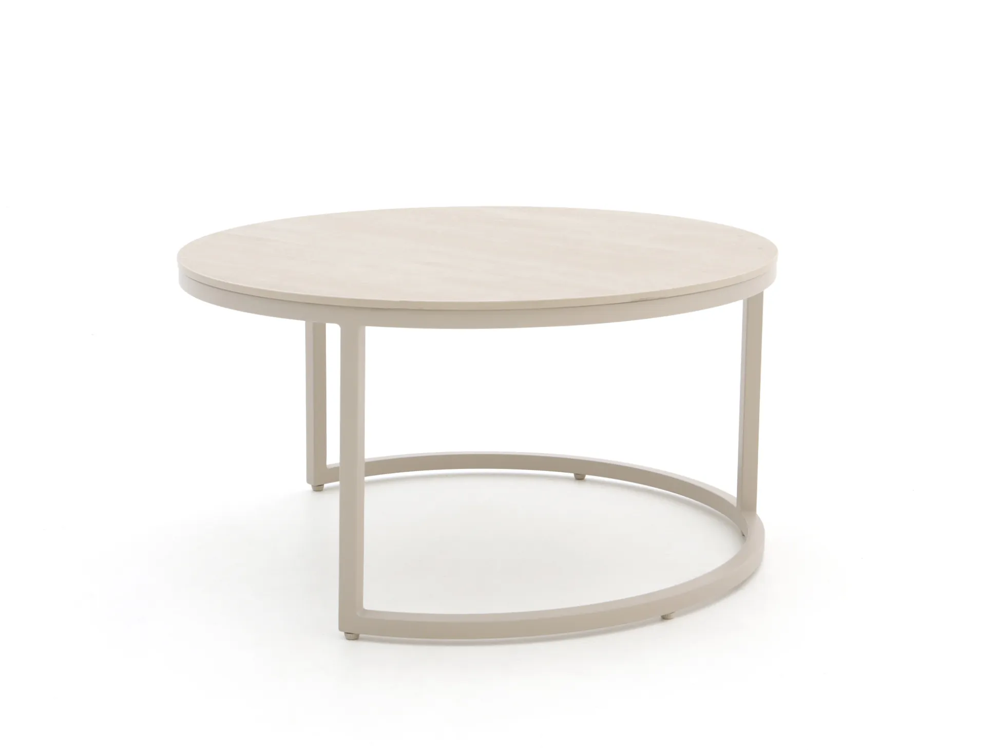 Bellagio Oriago lounge tuintafelset ø85cm(h:45cm)/ø78cm (h:36cm)