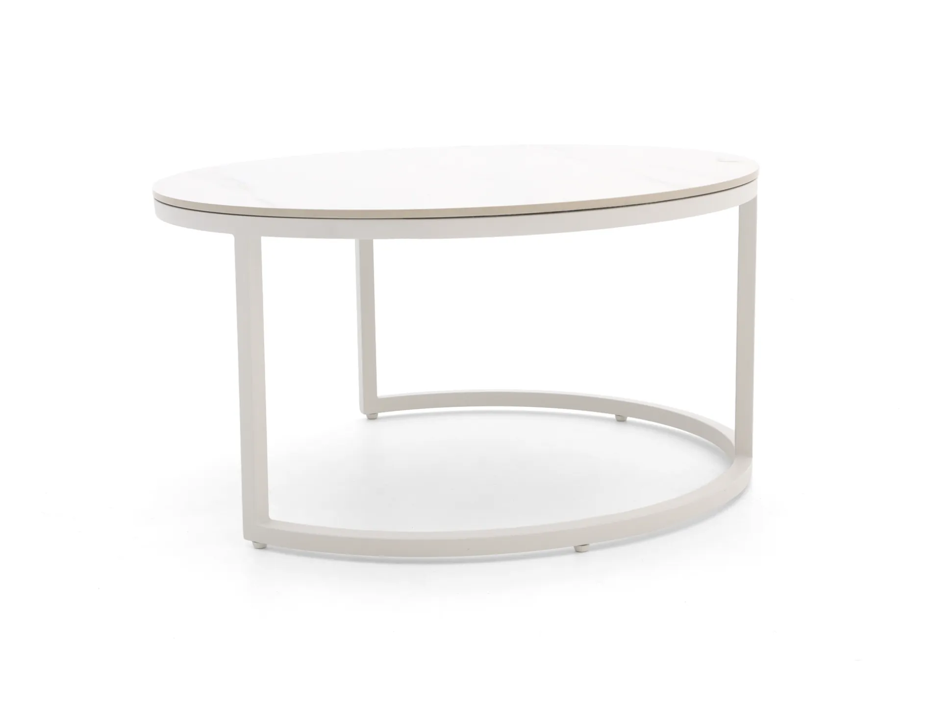 Bellagio Oriago lounge tuintafelset ø85cm(h:45cm)/ø78cm (h:36cm)