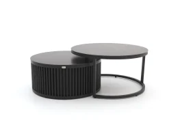 Bellagio Oriago lounge tuintafelset ø85cm(h:45cm)/ø78cm (h:36cm)