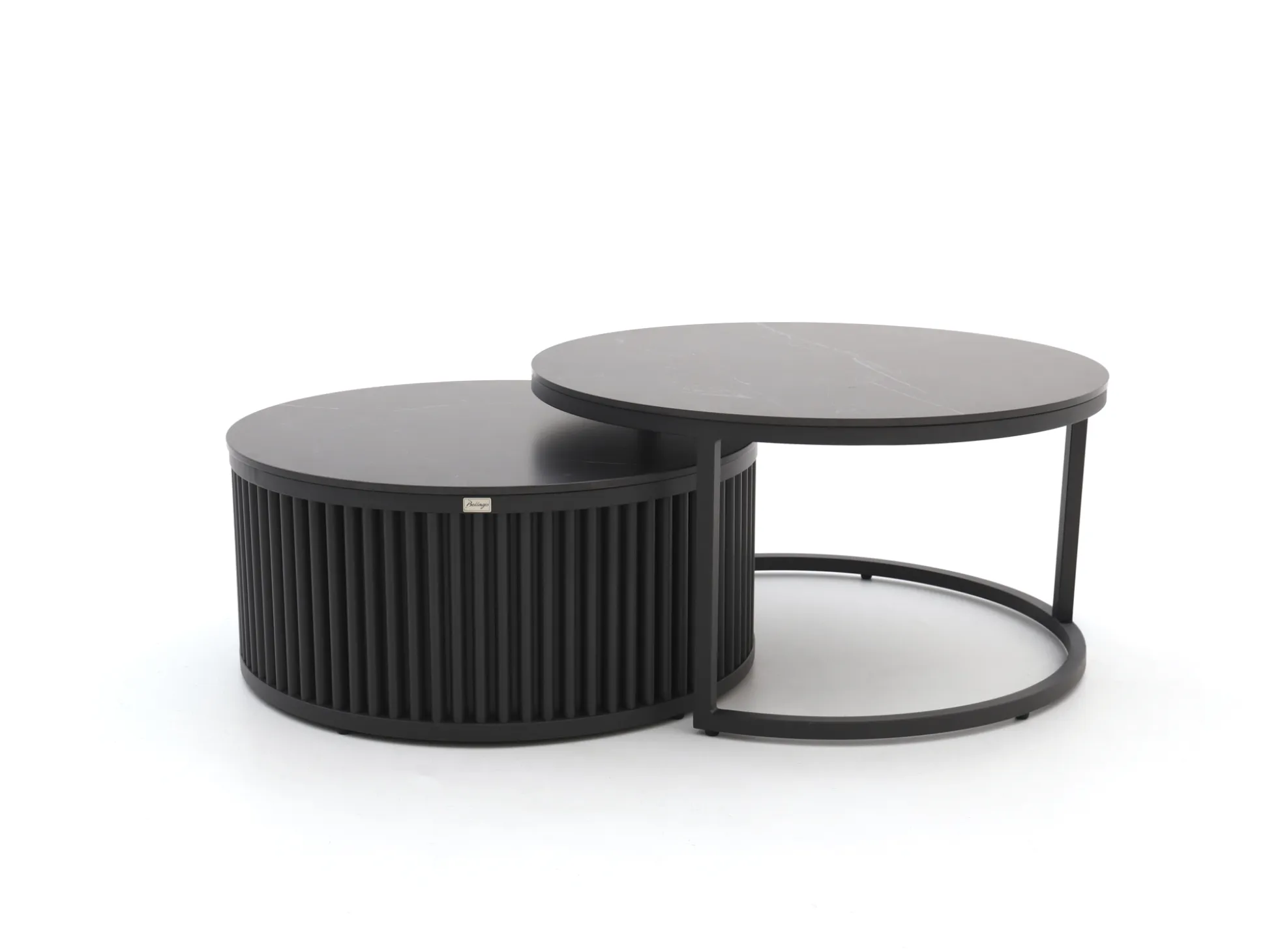 Bellagio Oriago lounge tuintafelset ø85cm(h:45cm)/ø78cm (h:36cm)