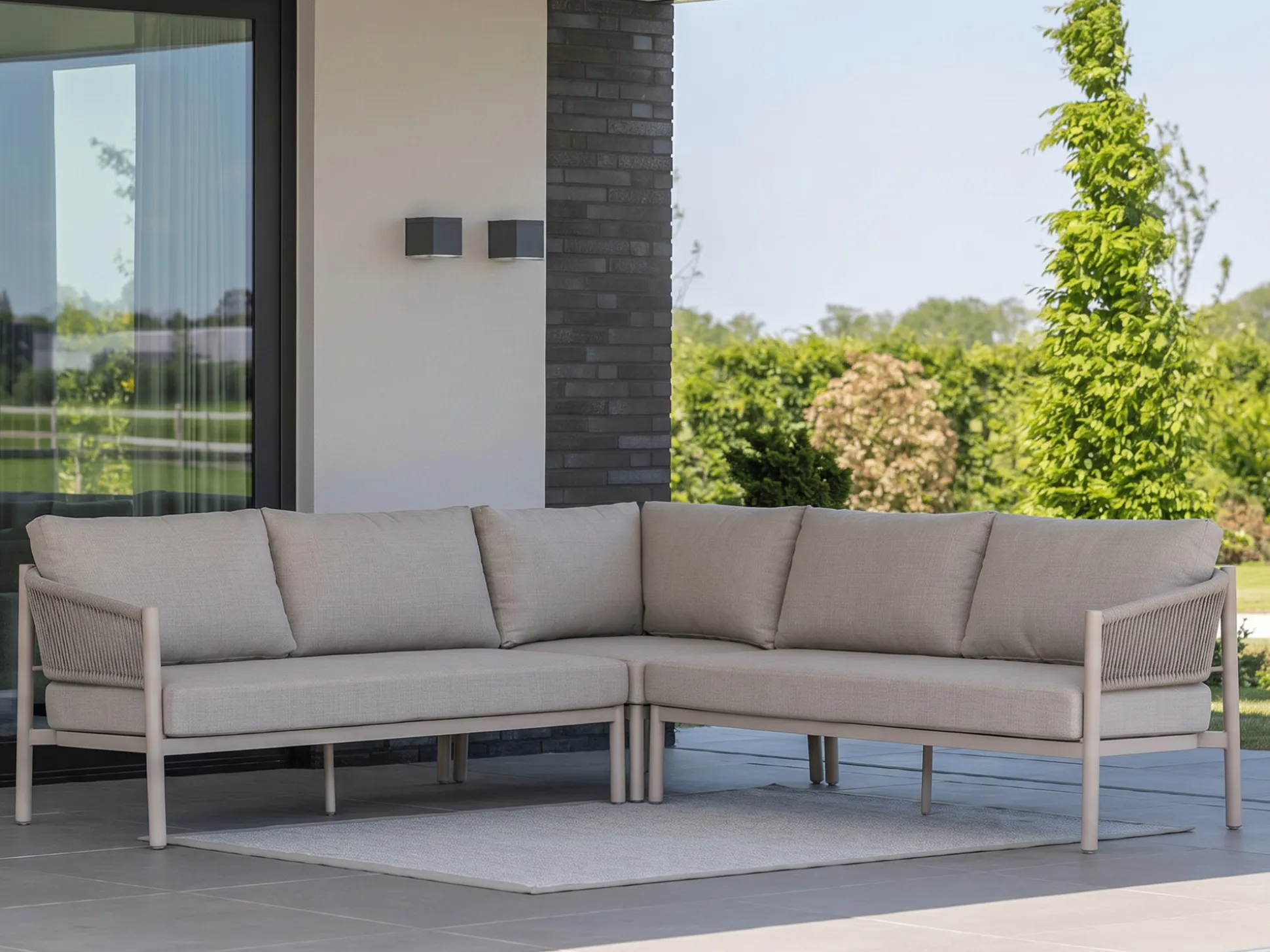 Bellagio Panaro hoek loungeset 3-delig