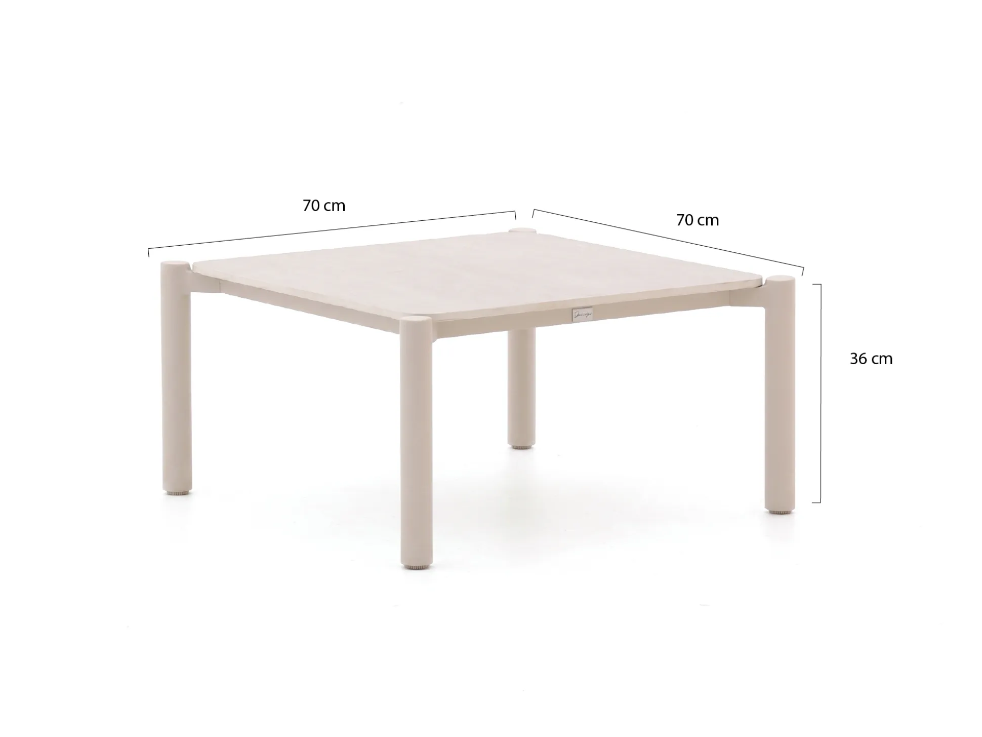 Bellagio Panaro lounge tuintafel 70x70x36cm