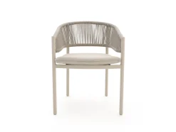 Bellagio Panaro/ROUGH-Y ø120cm dining tuinset 5-delig stapelbaar