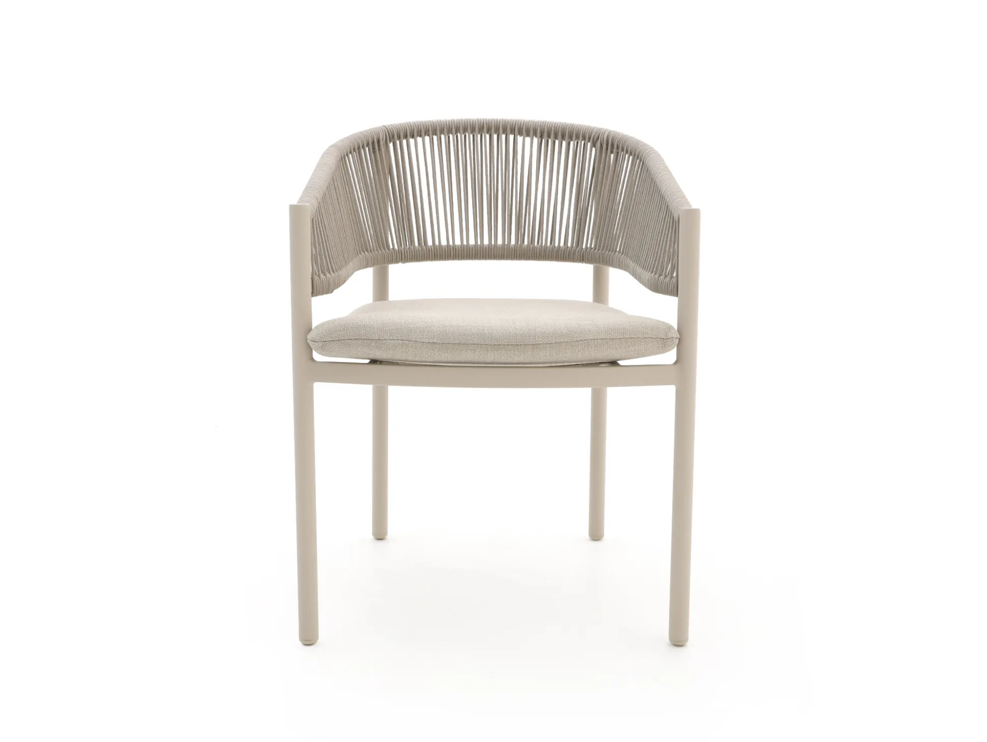 Bellagio Panaro/ROUGH-Y ø120cm dining tuinset 5-delig stapelbaar