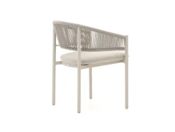Bellagio Panaro/ROUGH-Y ø120cm dining tuinset 5-delig stapelbaar