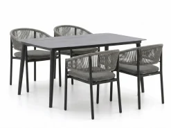 Bellagio Panaro/Sora 160cm dining tuinset 5-delig stapelbaar
