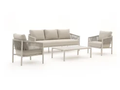 Bellagio Panaro stoel-bank loungeset 4-delig