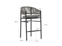 Bellagio Panaro/Trecenta 225cm barset 7-delig