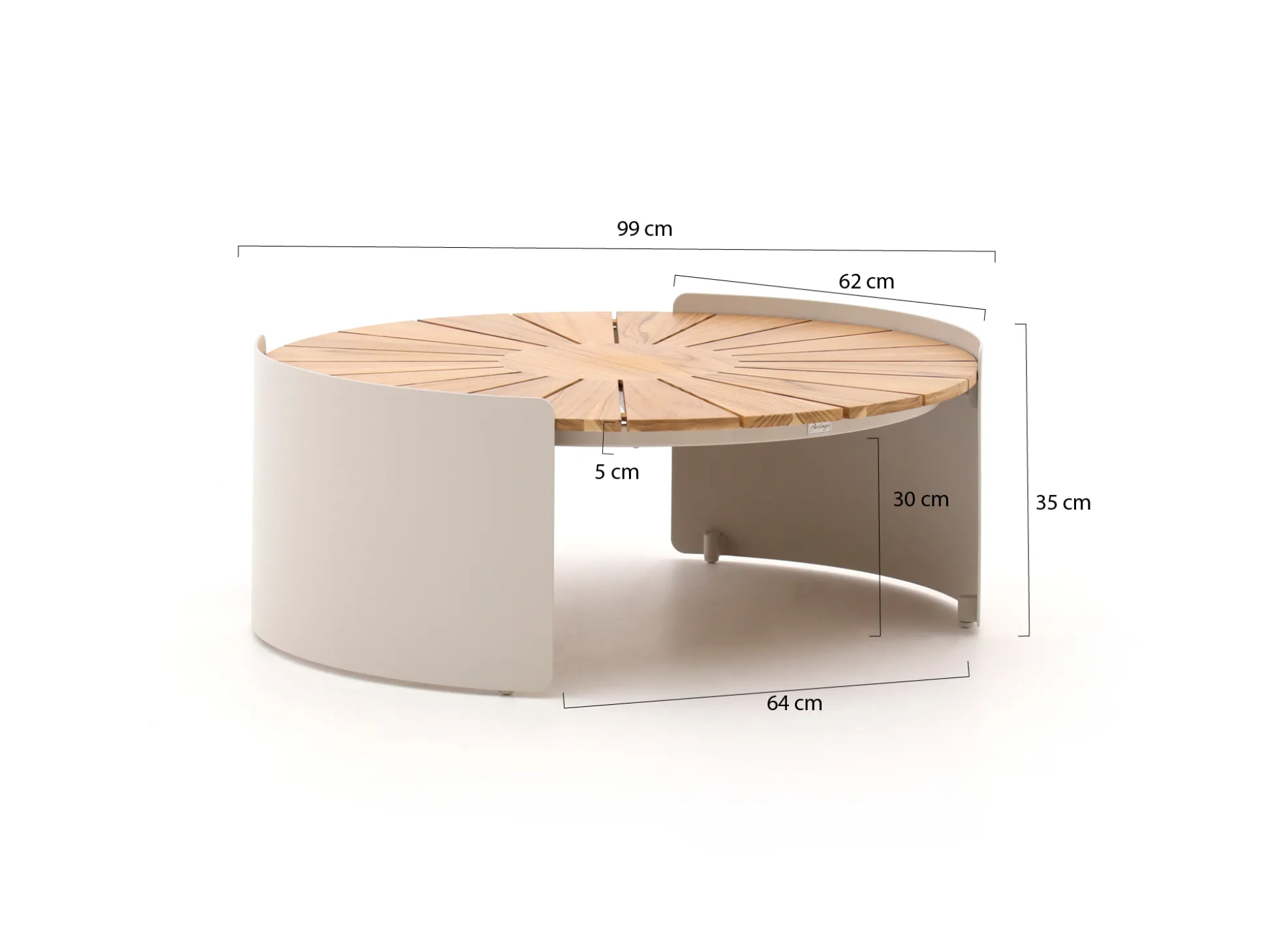 Bellagio Porcari lounge tuintafelset 2-delig