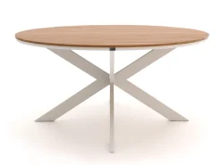 Bellagio Rumo/Fidenza ø149cm dining tuinset 7-delig stapelbaar