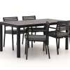 Bellagio Rumo/La Fonte 160cm dining tuinset 5-delig stapelbaar
