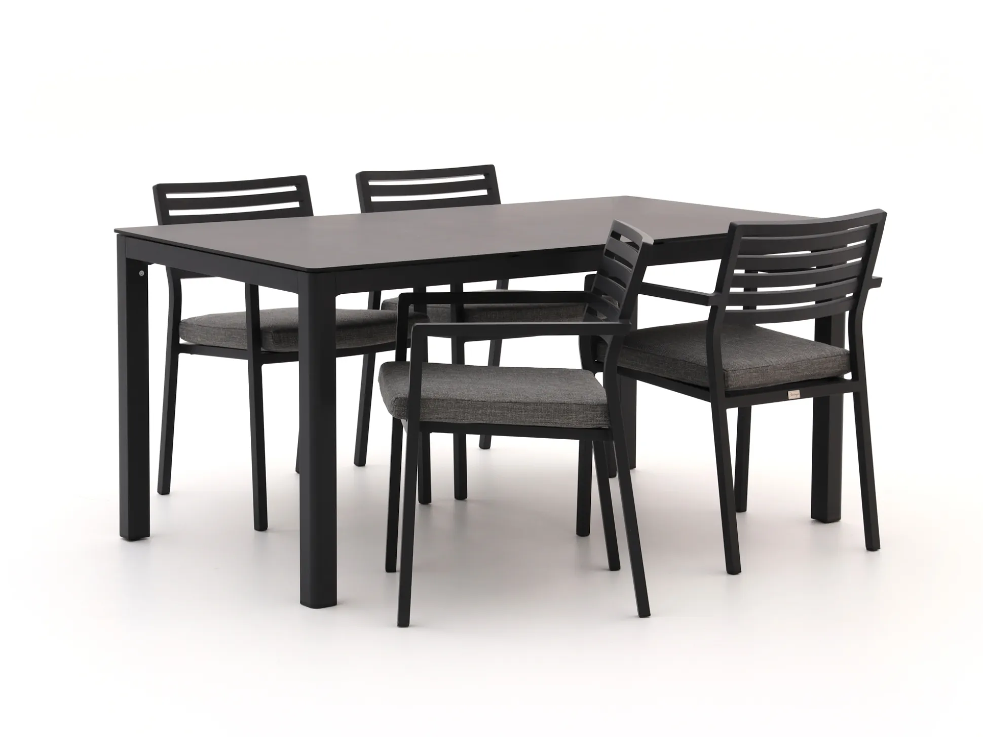 Bellagio Rumo/La Fonte 160cm dining tuinset 5-delig stapelbaar